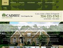 Tablet Screenshot of cadieutree.com